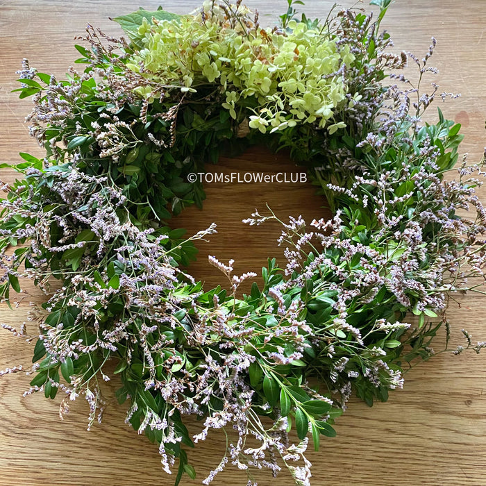100% natural, table wreath / door wreath, handmade, Christmas decoration, Weihnachten, Tischkranz, Türkranz, for sale by TOMs FLOWer CLUB
