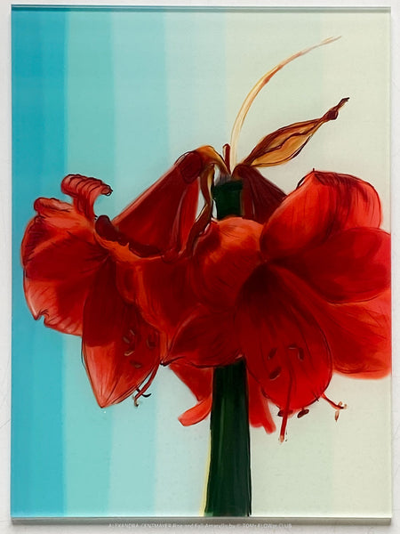 Modern floral-inspired art print by Alexandra Centmayer, Rise and Fall series, 2025