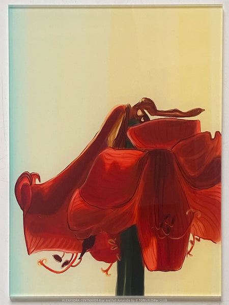 Contemporary limited edition print Rise and Fall, hand-drawn digital art by Alexandra Centmayer