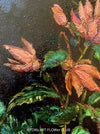 Unknown artist, Begonia, Begonie, Begonien, Begonias, floral art collection, rote Begonien, Künstler aus Horgen; Horten Schweiz, TOMs ART FLOWer CLUB, florale Kunst, Stilleben, Stilllege, zatisie for sale aus 1967 at TOMs FLOWer CLUB.