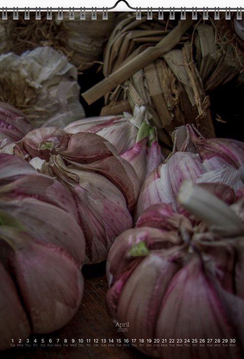 Tomas Rodak, Calendar 2025, Wandkalender 2025, VEGETARIAN, vegetarisch, vegan, Kalendar, New year, neues Jahr, Neujahr, Kalendar, for sale by TOMs FLOWer CLUB