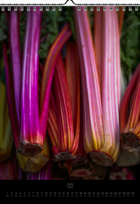 Tomas Rodak, Calendar 2026, Wandkalender 2026, VEGETARIAN, vegetarisch, vegan, Kalendar, New year, neues Jahr, Neujahr, Kalendar, for sale by TOMs FLOWer CLUB