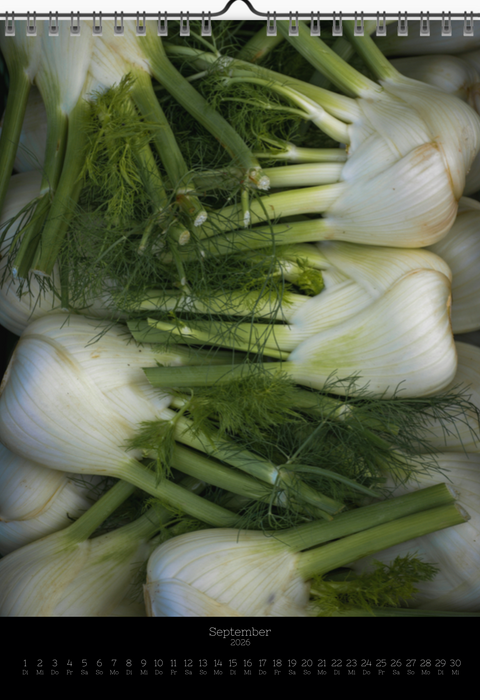 Tomas Rodak, Calendar 2026, Wandkalender 2026, VEGETARIAN, vegetarisch, vegan, Kalendar, New year, neues Jahr, Neujahr, Kalendar, for sale by TOMs FLOWer CLUB