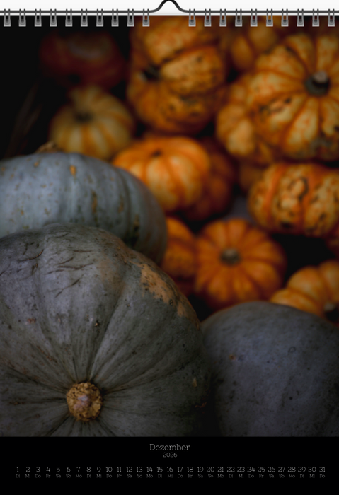 Tomas Rodak, Calendar 2026, Wandkalender 2026, VEGETARIAN, vegetarisch, vegan, Kalendar, New year, neues Jahr, Neujahr, Kalendar, for sale by TOMs FLOWer CLUB