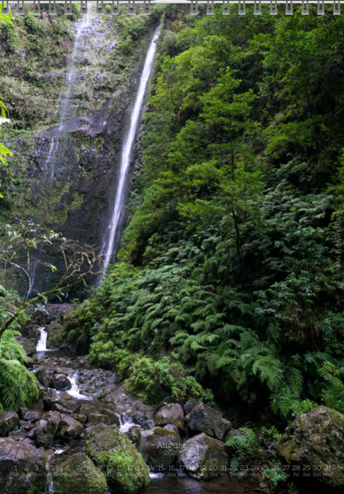 Tomas Rodak, Calendar 2026, Wandkalender 2026, Madeira, Blumeninsel, Kalendar, New year, neues Jahr, Neujahr, Kalendar, for sale by TOMs FLOWer CLUB