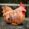 Handmade Chestnut Wooden Rooster, unique sculpture, art from TOMs FLOWer CLUB