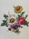 Rosenthal Kronach Germany, floral ceramic plate with the golden rim from the 1930s, offered for sale by TOMs FLOWer CLUB