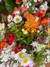 Abundant seasonal summer flowers arranged in a natural elegant bouquet. from TOMs FLOWer CLUB