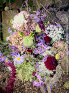 Seasonal autumn flower bouquet with warm natural colours from TOMs FLOWer CLUB