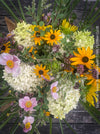 Wild summer bouquet inspired by a flowering meadow