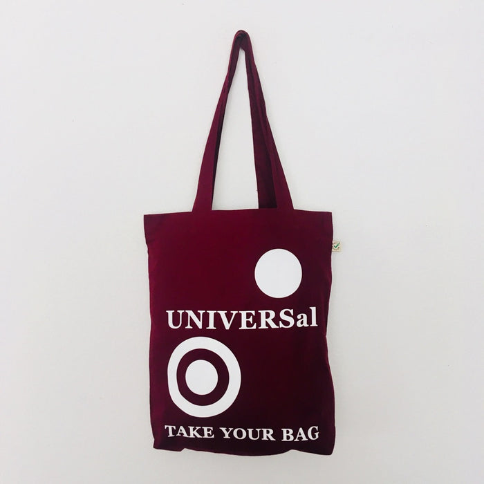 UNIVERSal - burgundy bag - 36 x 40 x 7 cm