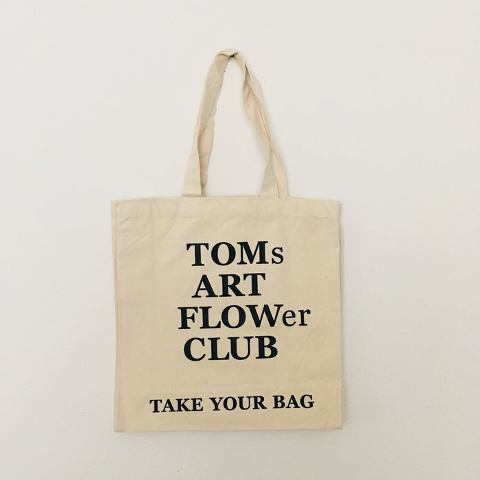 TOMs ART FLOWer CLUB - beige bag - 39 x 41 x 14 cm