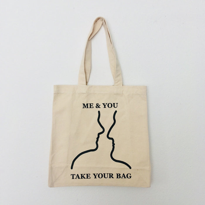 ME & YOU - beige bag - 39 x 41 x 14 cm