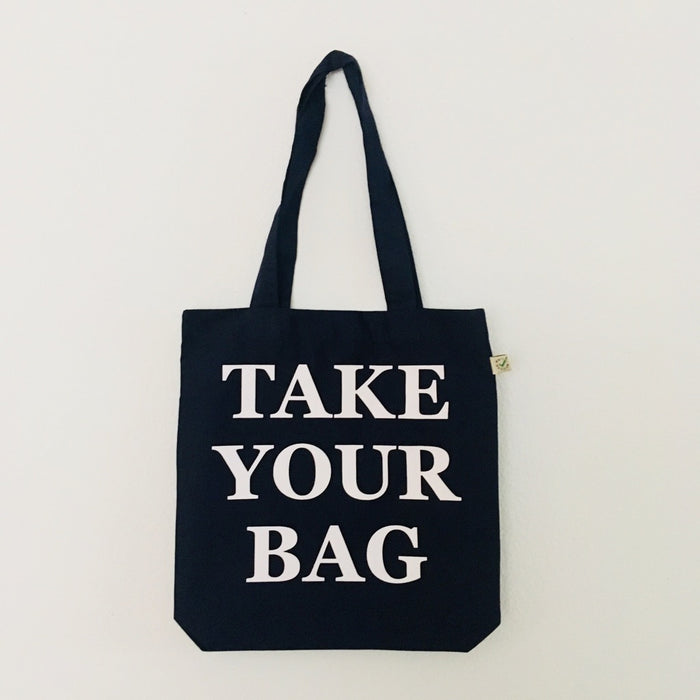 TAKE YOUR BAG - black bag - 36 x 40 x 7 cm
