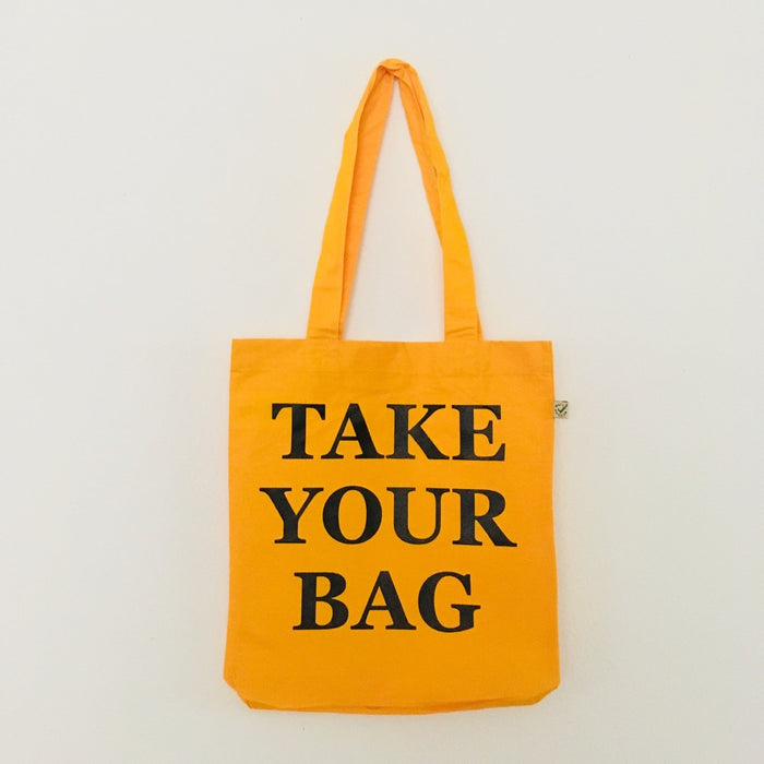 TAKE YOUR BAG - gold-coloured bag - 36 x 40 x 7 cm