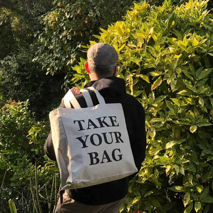 TAKE YOUR BAG - beige bag - 39 x 41 x 14 cm