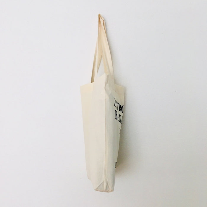 ZITRONEN, BANANEN, 1,2,3 - beige bag - 36 x 40 x 7 cm