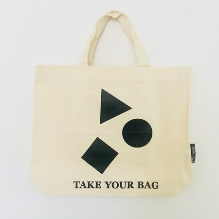 Beige TAKE YOUR BAG with black DIVERSITY design made of 100% organic cotton, NEUTRAL® and FAIRTRADE® certified, TOMs FLOWer CLUB