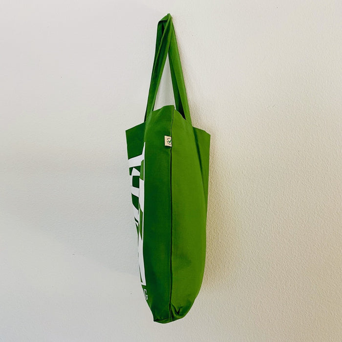 TULIP - green bag - 36 x 40 x 7 cm