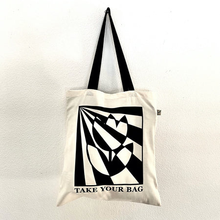 TULIP TAKE YOUR BAG made of 100% organic cotton, FAIRTRADE® certified. Premium quality, Swiss design by TOMs FLOWer CLUB.