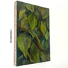 Inguna Namike, Latvian artist, green leaf, floral art, Bild mit Blatt, Efeu, brectan, mamba, ivy art, ivy painting for sale at TOMs FLOWer CLUB