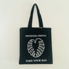 Monstera, Monstera friend, Baumwolltasche, Stofftasche, tote bag, shopping bag, TOMs FLOWer CLUB, TAKE YOUR BAG, organic cotton, bio Baumwolle. Einkaufen, Einkaufstasche 