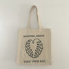 Monstera, Monstera friend, Baumwolltasche, Stofftasche, tote bag, shopping bag, TOMs FLOWer CLUB, TAKE YOUR BAG, organic cotton, bio Baumwolle. Einkaufen, Einkaufstasche 
