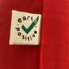 Red TAKE YOUR BAG with white WATER DROP design by TOMs FLOWer CLUB made of 100% organic cotton, EarthPositive® certified, various colours, Swiss designed, premium quality, world wide shipping.