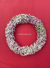 Natural tables wreath, door wreath, wedding wreath, hair wreath, romantic pink, rosa, organic, Tischdekoration, Deco, Gypsophila Paniculata, organic plants, for sale at TOMs FLOWer CLUB.