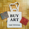 tote, tote bag, TOMs FLOWer CLUB, Art Basel, Art Miami, Art Karlsruhe, TEFAF, Scope Basel, Art fair, Kunstsammler, Art collector, Andy Warhol, Gagosian, cotton bags, Swiss designed, TAKE YOUR BAG, Einkaufstasche, shopping bag, ARCO Madrid, Liste Basel